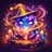 Colorful abstract geometric avatar with vibrant shapes and patterns for a unique user profile picture